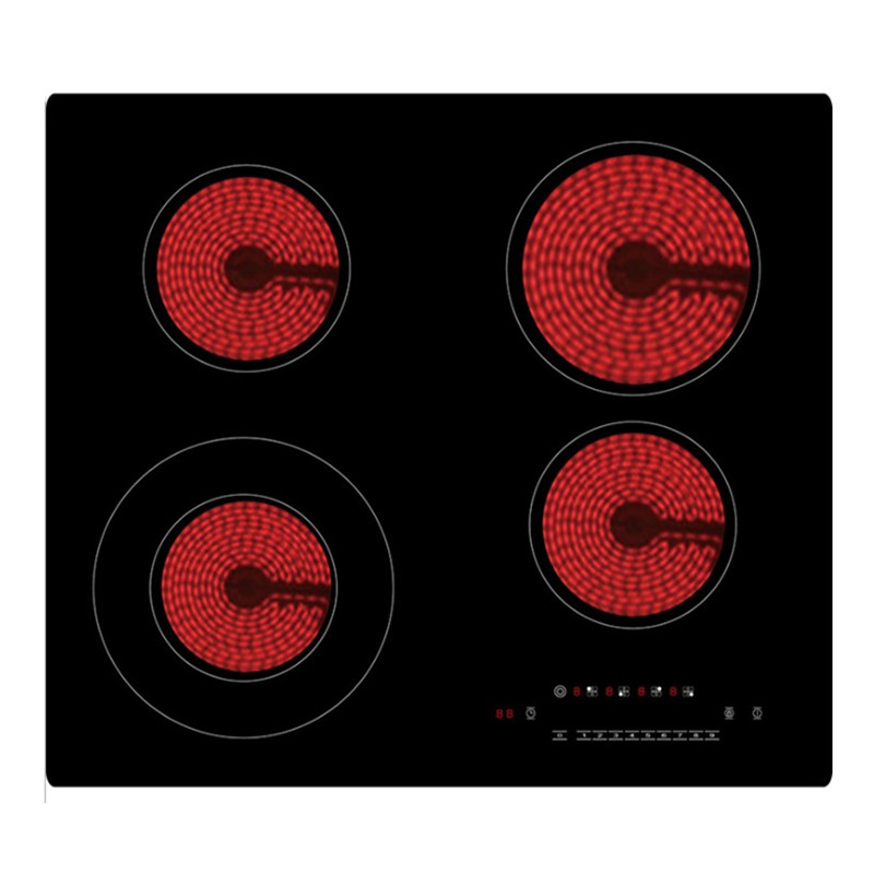 4 Burners Electric Cooktop with Touch Control Built-in Ceramic Hob