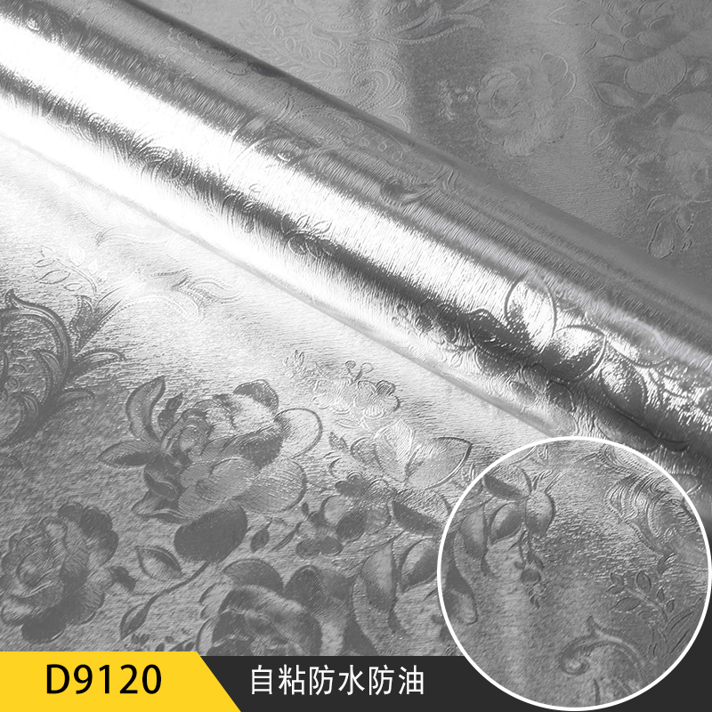 Pvc aluminum foil sticker kitchen sticker