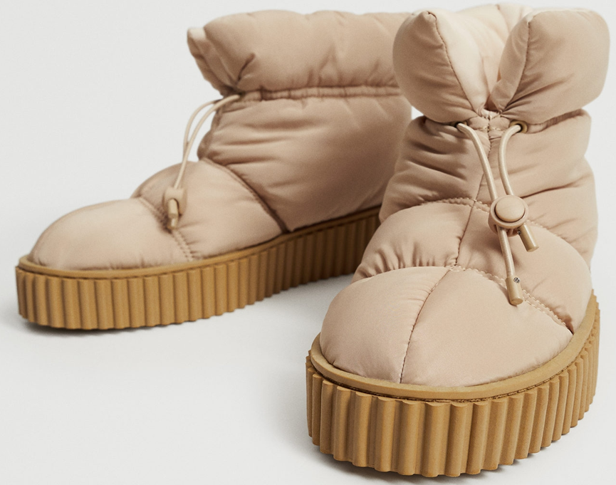 Fashion Sheepskin/Fake fur Snow Boot TPR Water-Resistant