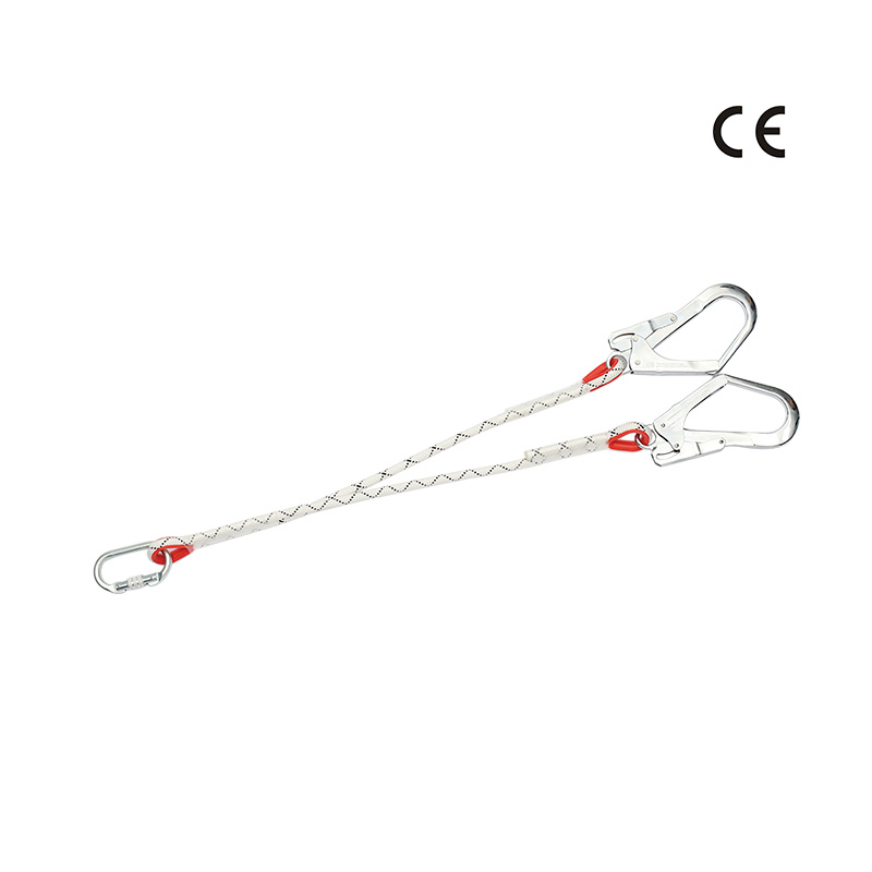 JECH CE BIg Hook Work Positioning Restraint Lanyard for Safety Harness Fall Protection