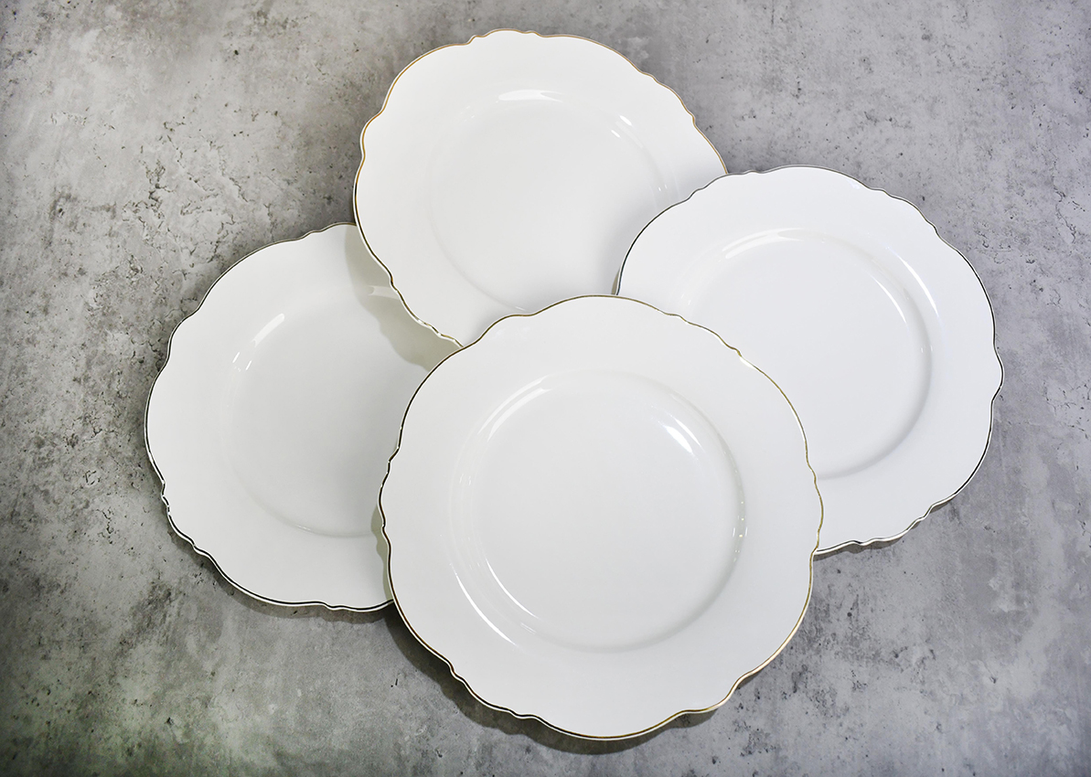 New Bone China Dinner Plates
