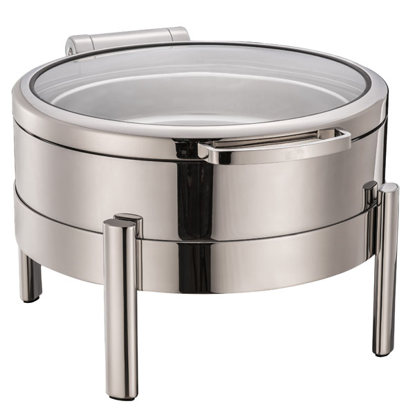 Stainless steel chafing dish, 6L, round shape