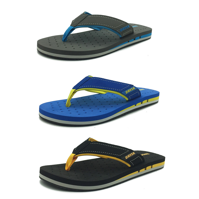 Classical breath wide footbed men flip flop