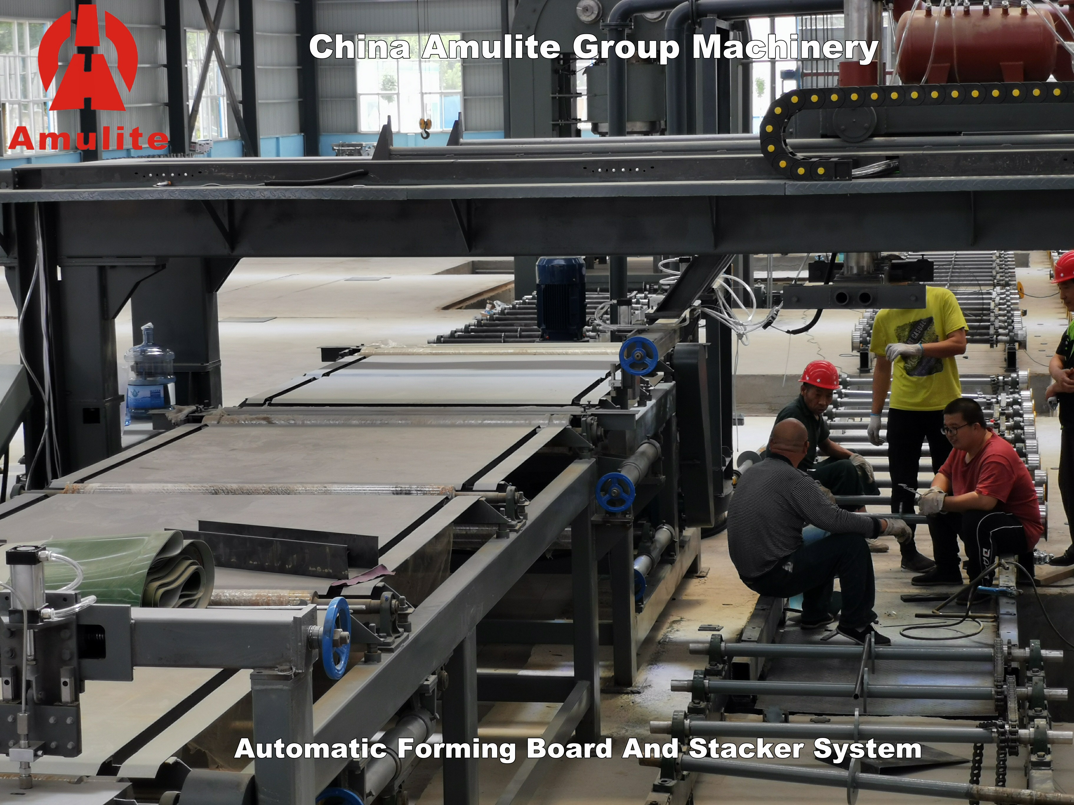 Fiber cement board production line machine