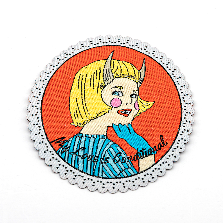 Custom 3D Iron On Logo Patches Embroidered