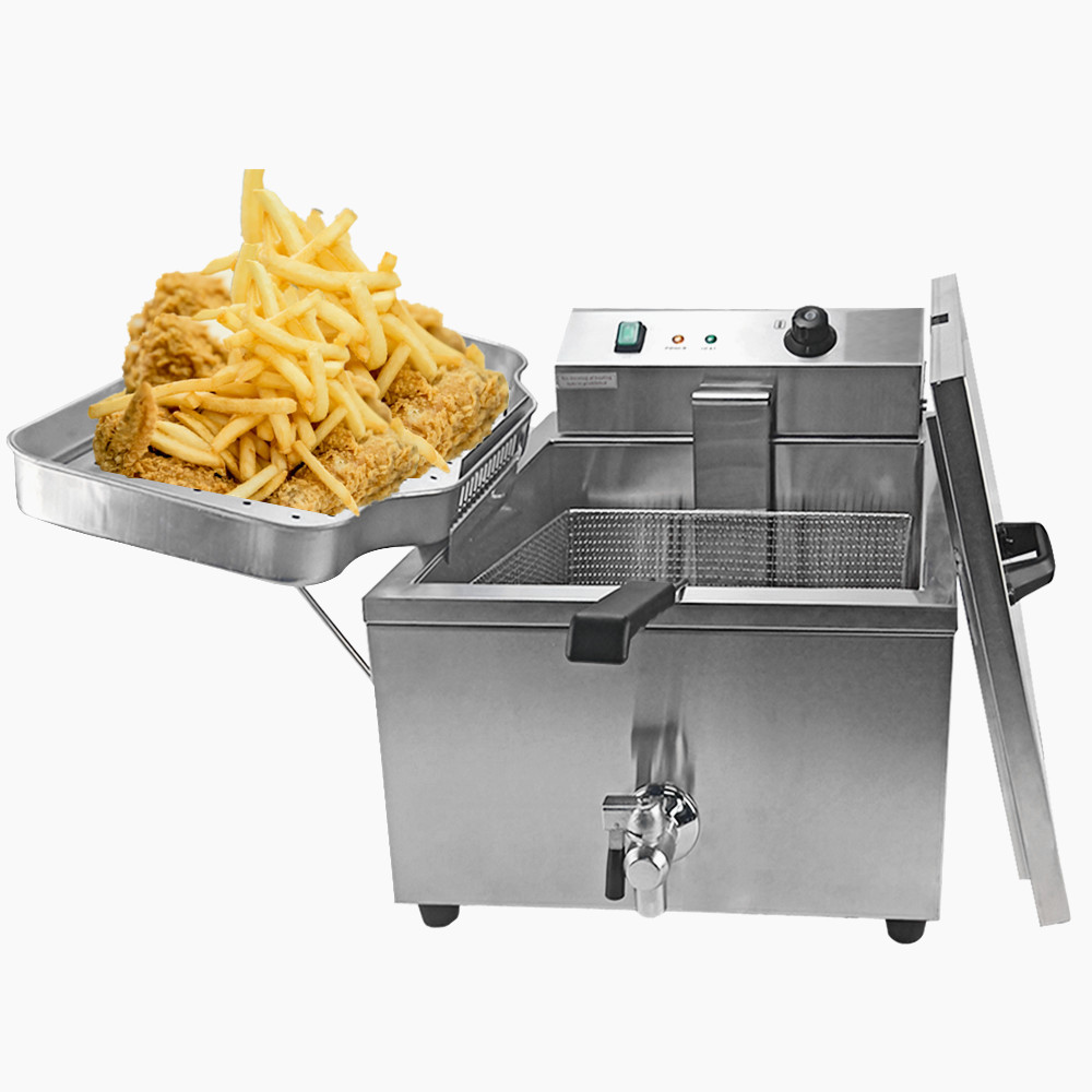 30L big capacity stainless steel commercial electric deep fryer with basket