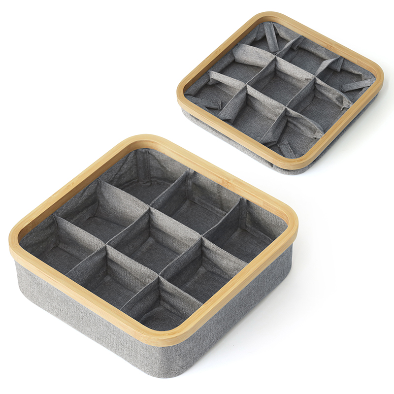 Foldable Storage basket with 9 compartments