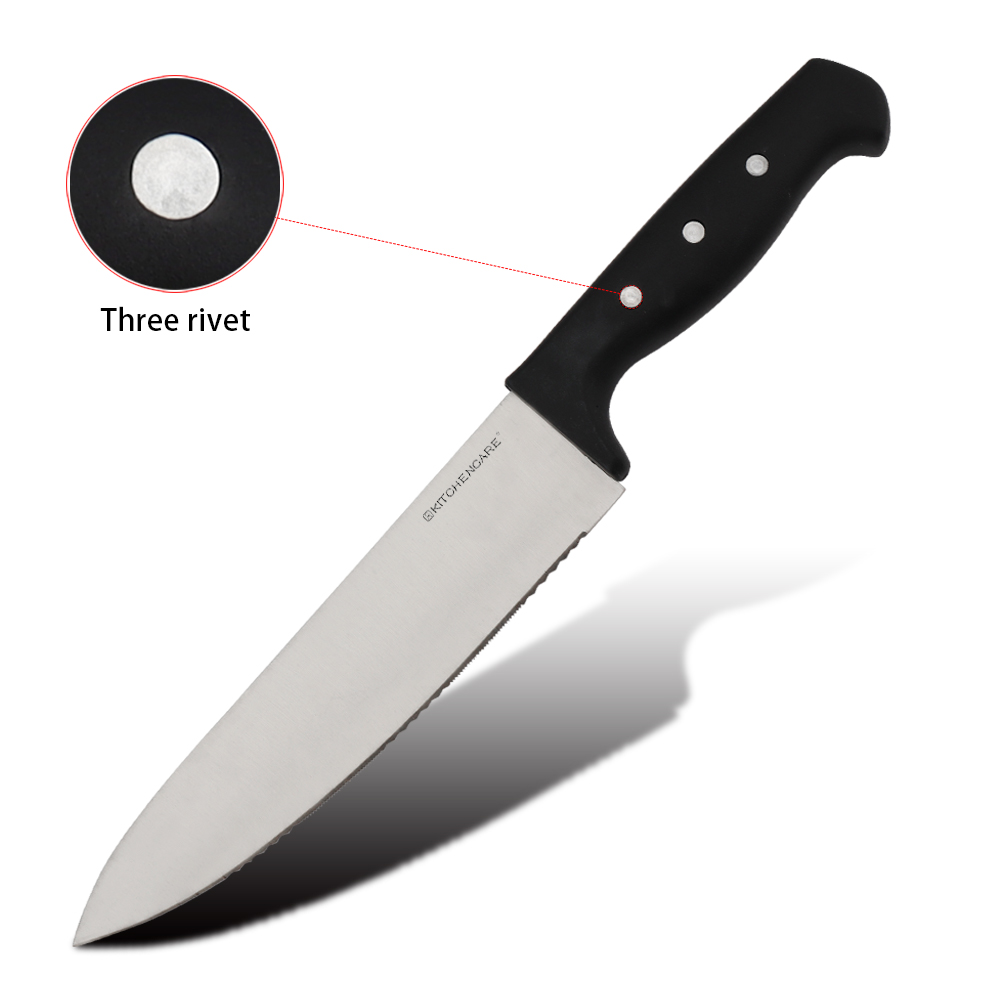 Hip-home chef knife kitchen meat knife with ergonomics handle