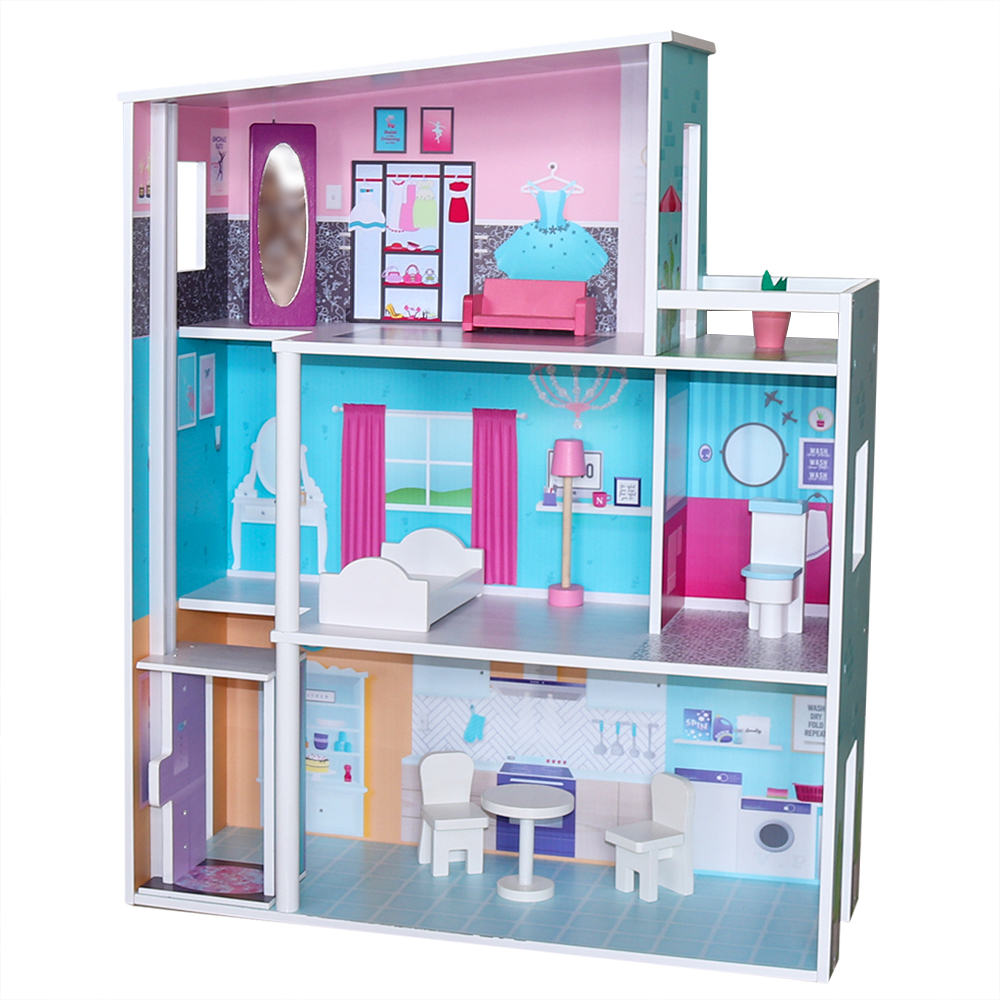 Wooden doll house