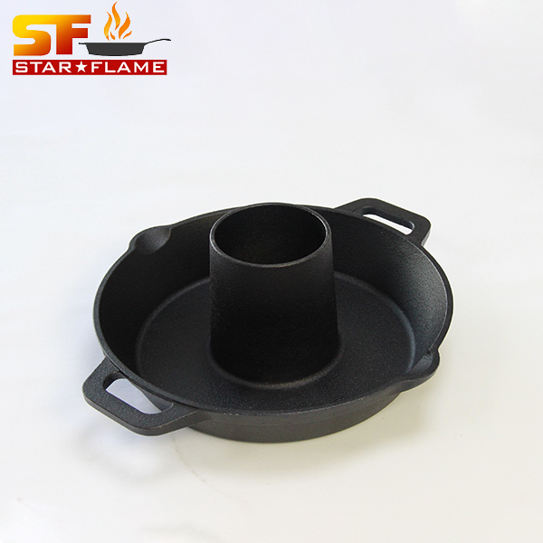 Fried Chicken Roaster, Poultry Holder Ø 28 cm, Cast Iron