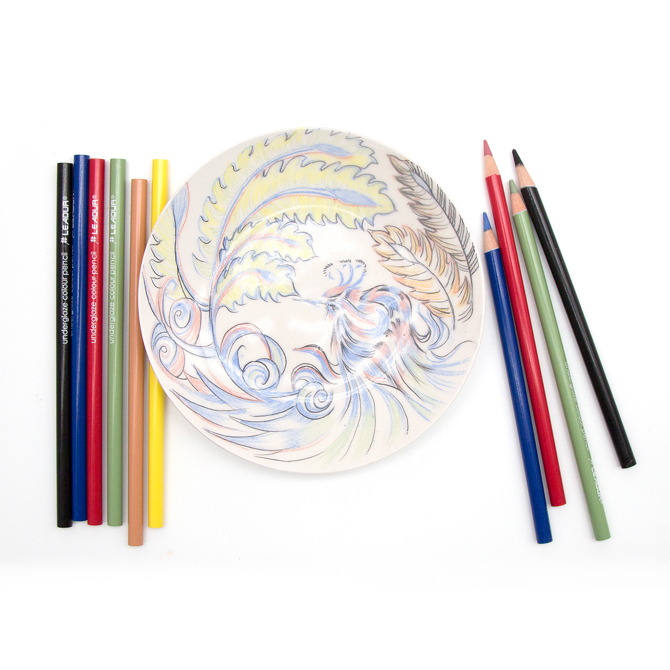 Leadur ceramic underglaze color pencil ceramic painting pencil