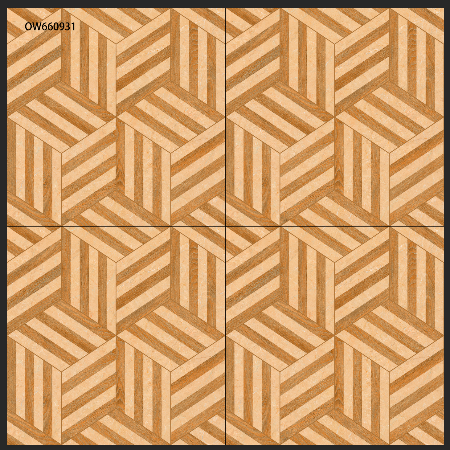 Wood grain parquet-Rustic tile