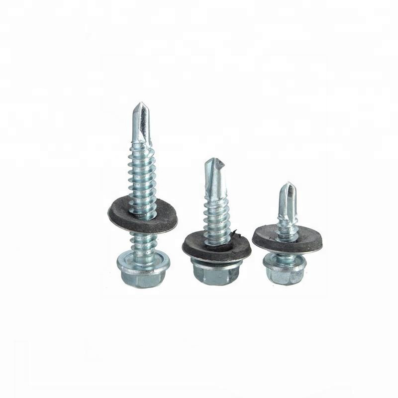 Hex washer head self drilling screw