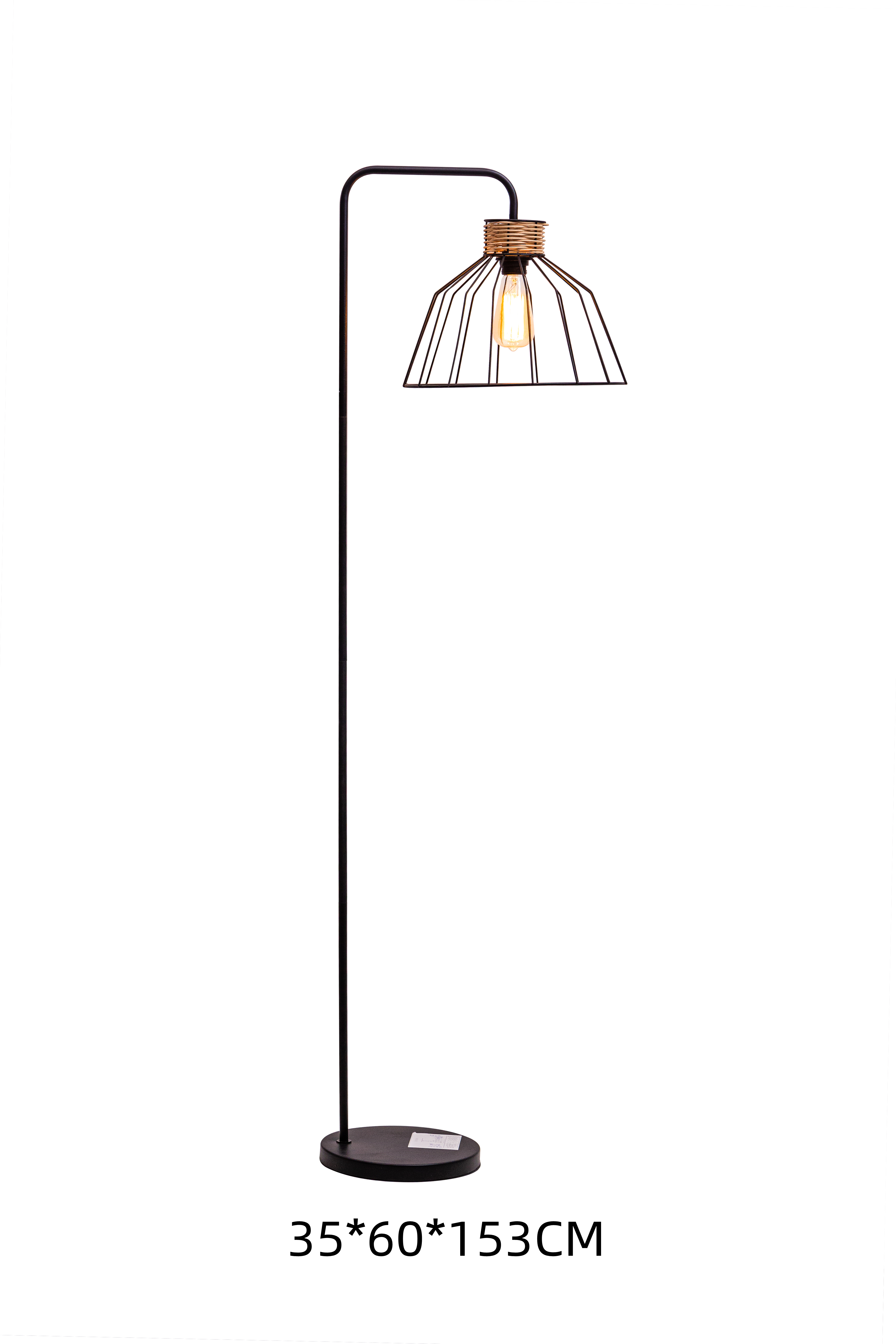 Nordic industrial wind metal floor lamp
