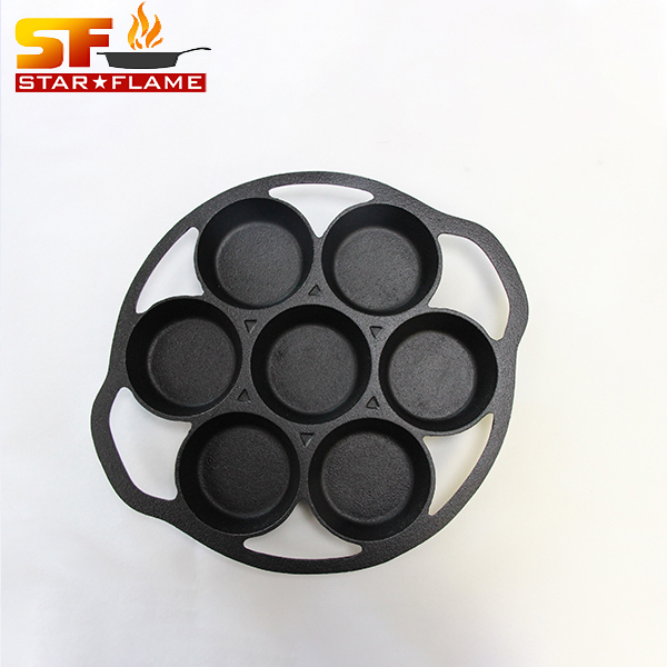 Cast Iron Muffin Tray for 7 Muffins