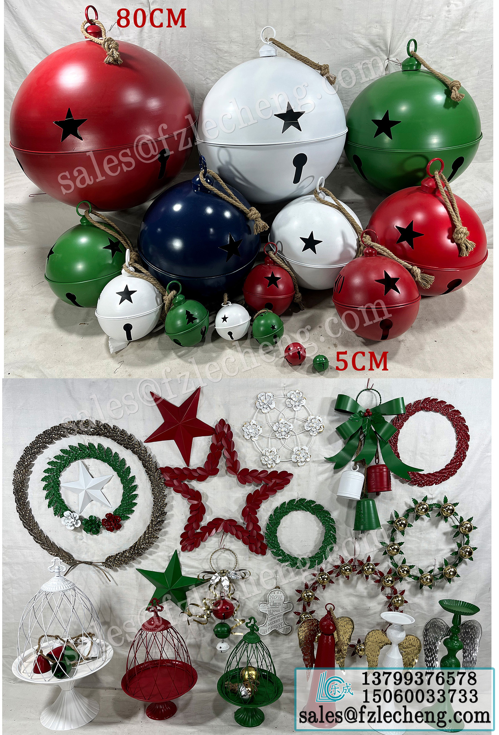 metal ，plastic christmas deco item