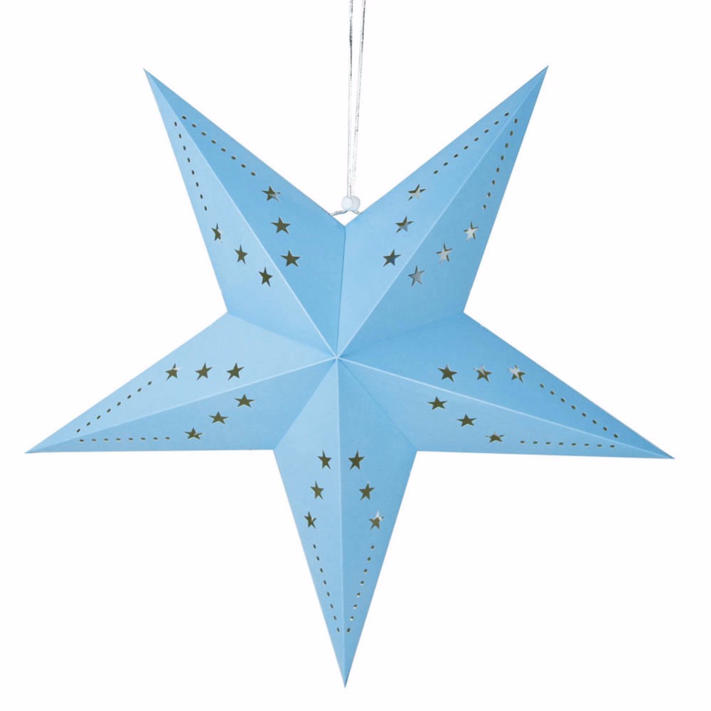 Handmade decorative paper pentagram lantern