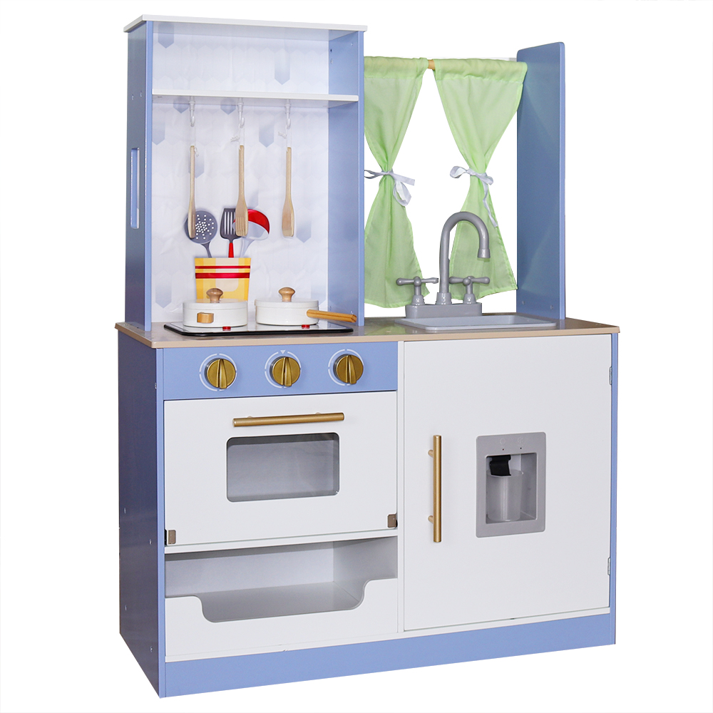 wooden play kitchen
