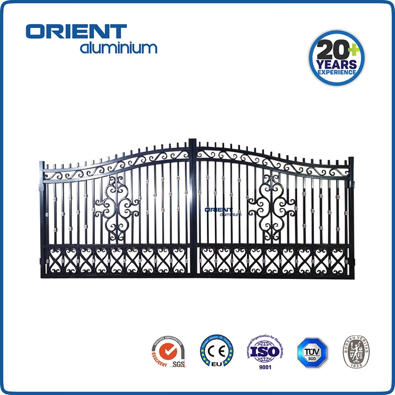 2022 Factory Powder Coated Welded Aluminum Gates Metal Fence Panel Outdoor