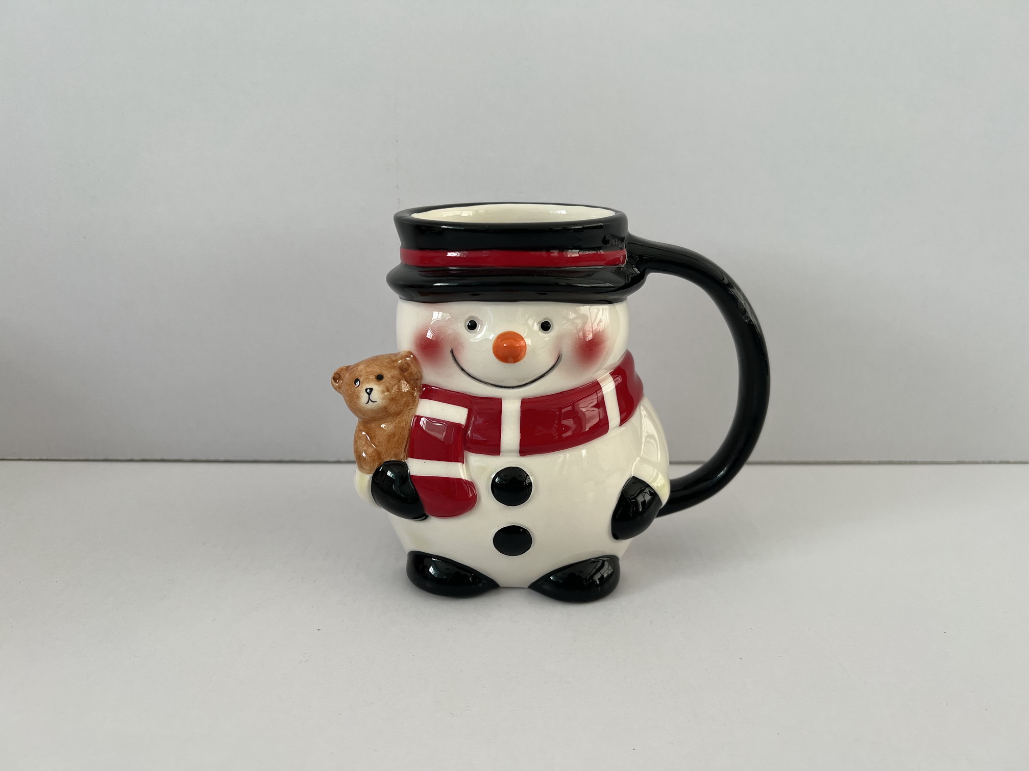 Ceramic snowman mug