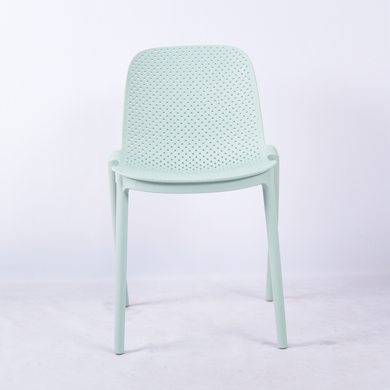 Factory wholesale chairs stackable outdoor leisure dining PP plastic chair