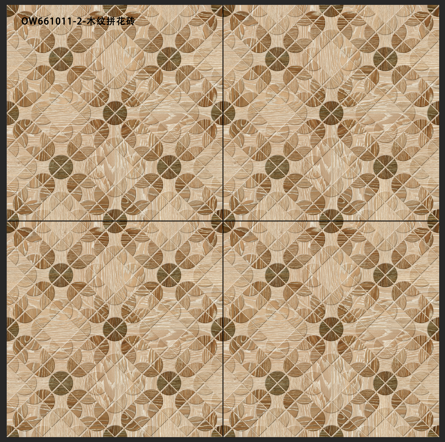 Wood grain parquet-Rustic tile
