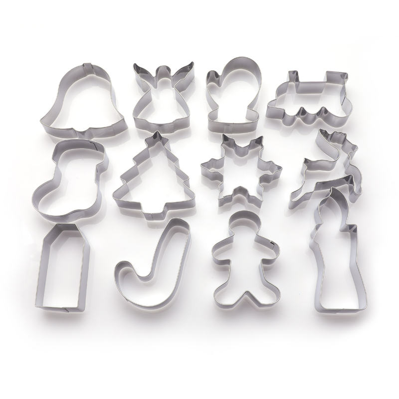 Wina 28pcs Christmas stainles steel cookie cutter