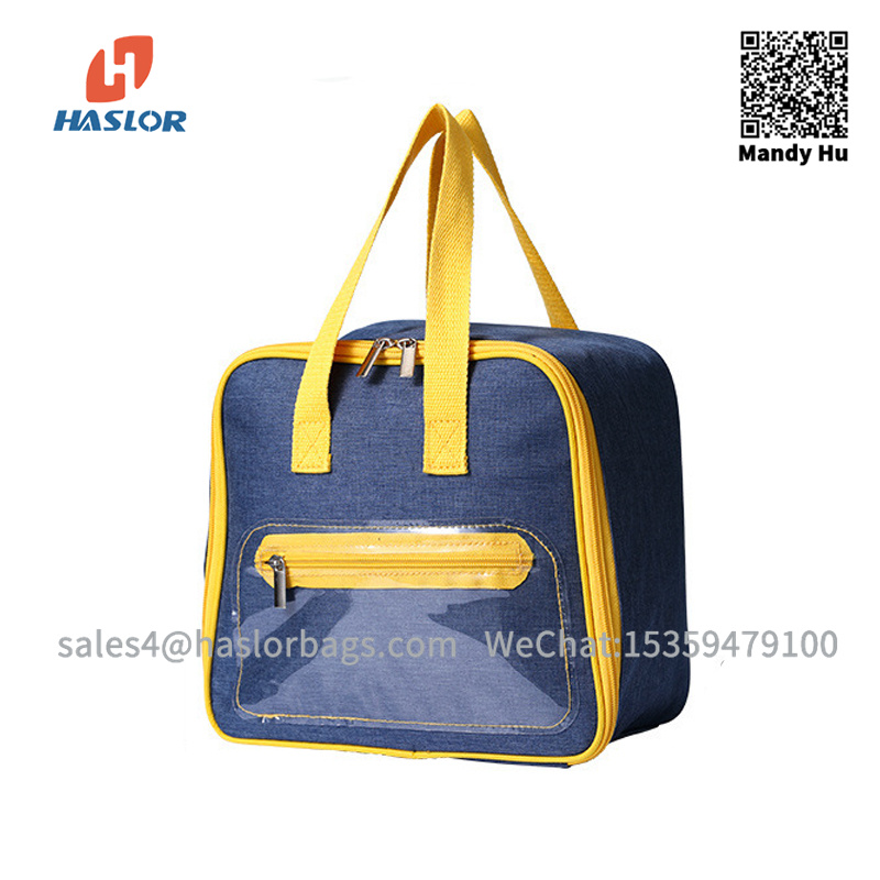 #18B28 High capacity Oxford cloth insulated lunch bag Keep warm and cold carrying case