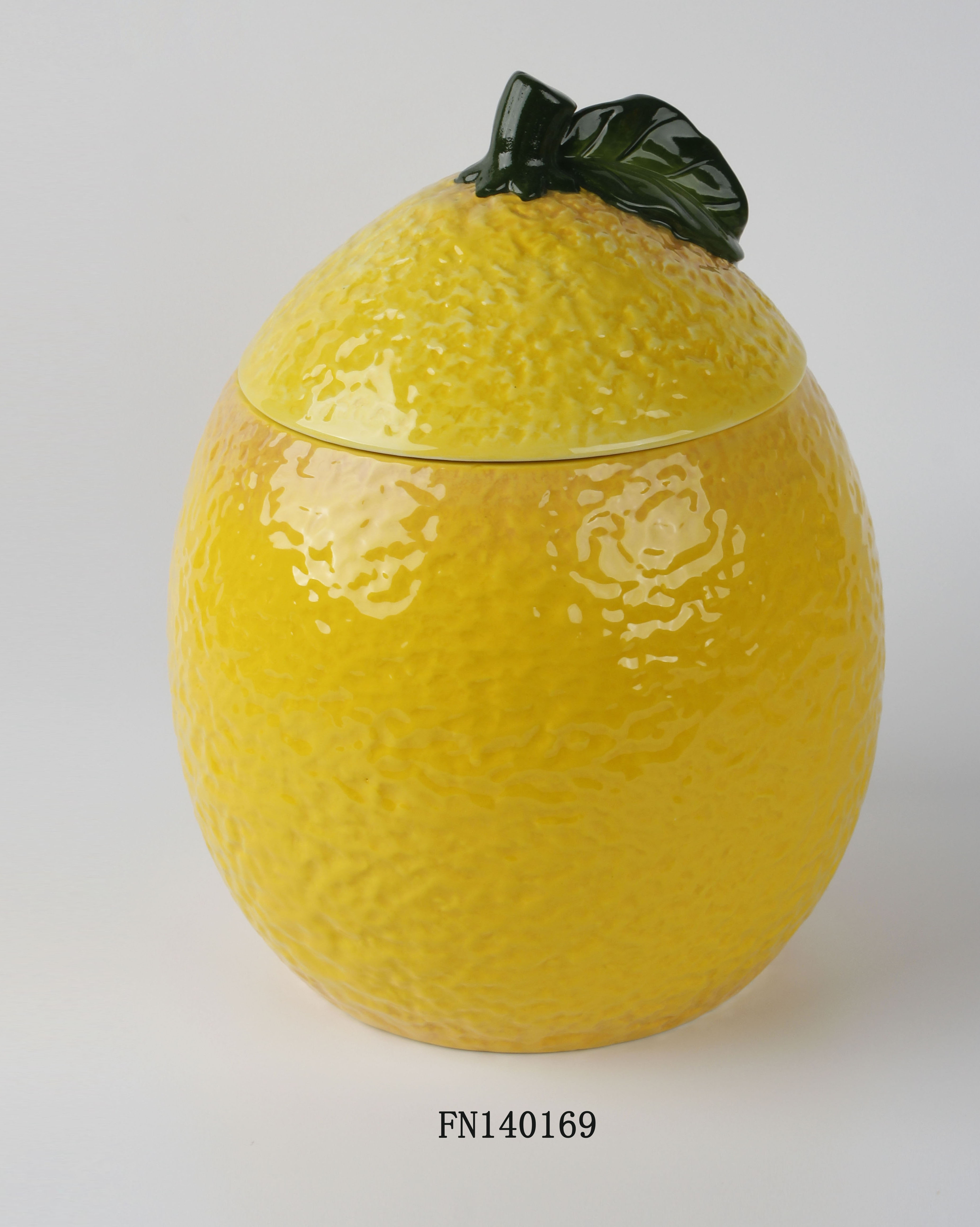 Ceramic lemon cookie jar