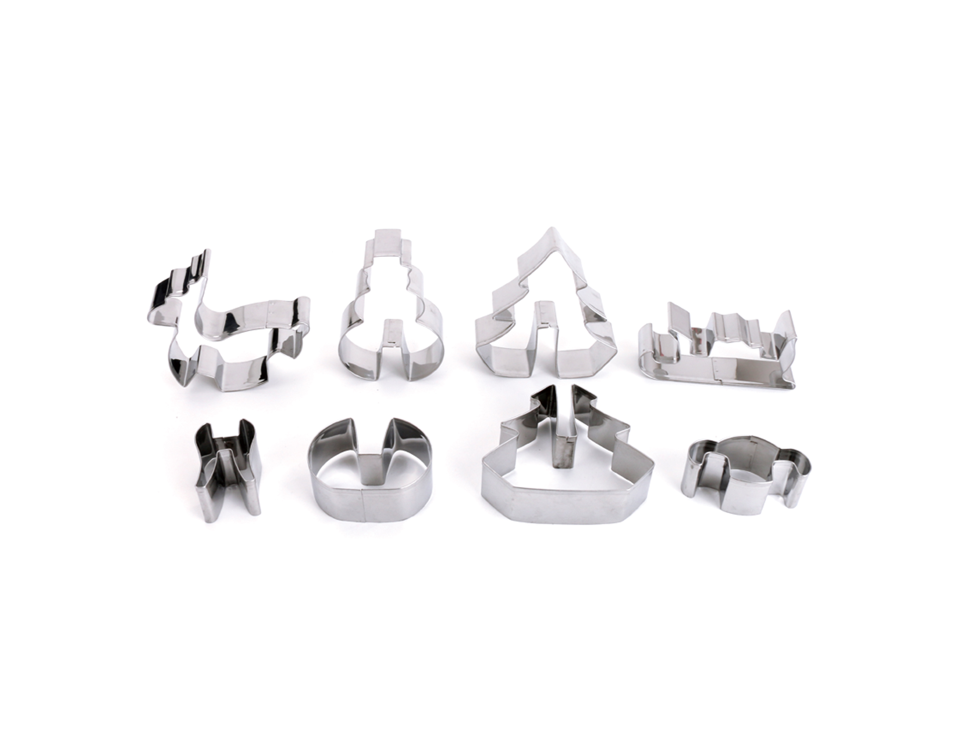Wina 8 pcs Stainless steel cookie cutters