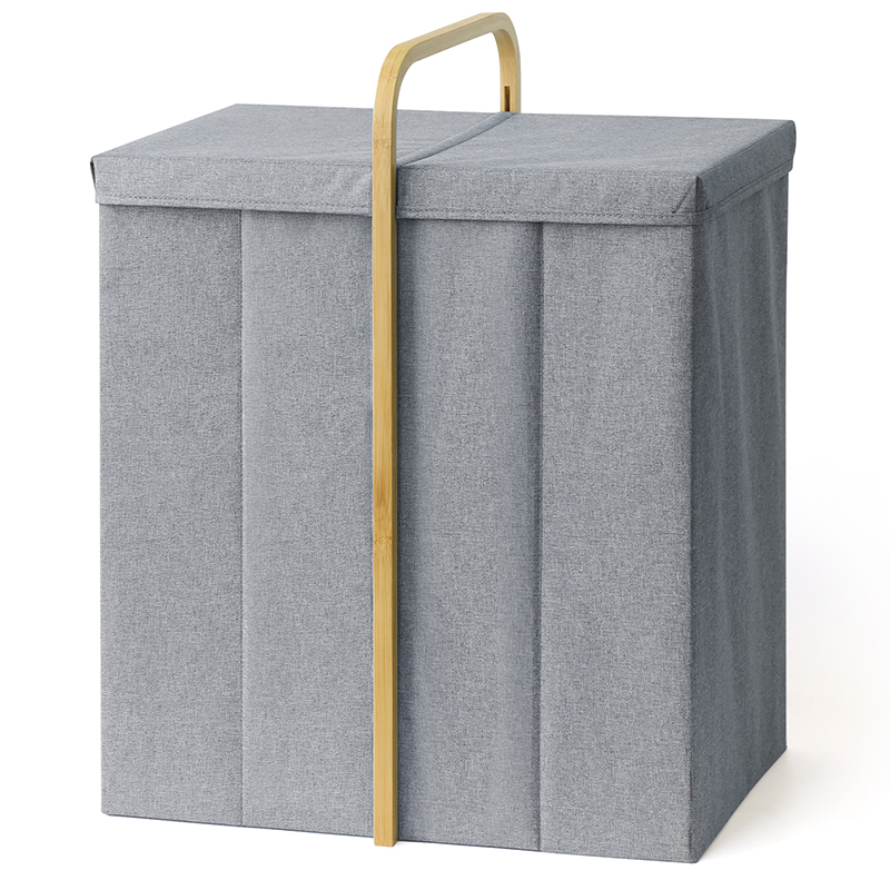 Laundry basket with 2 compartments