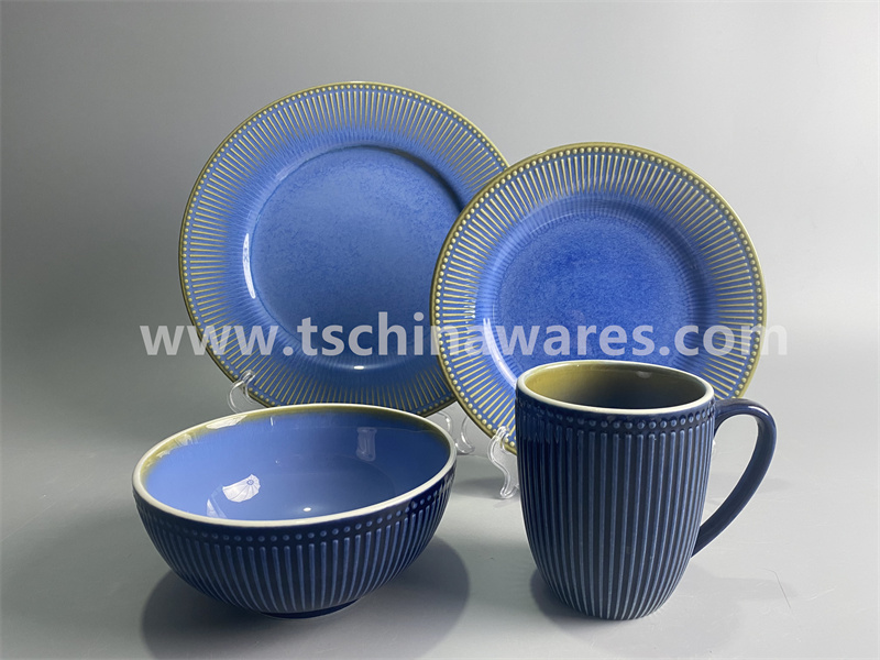 Reactive Glaze Dinnerware Set