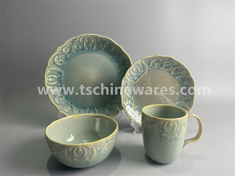 Reactive Glaze Dinnerware Set