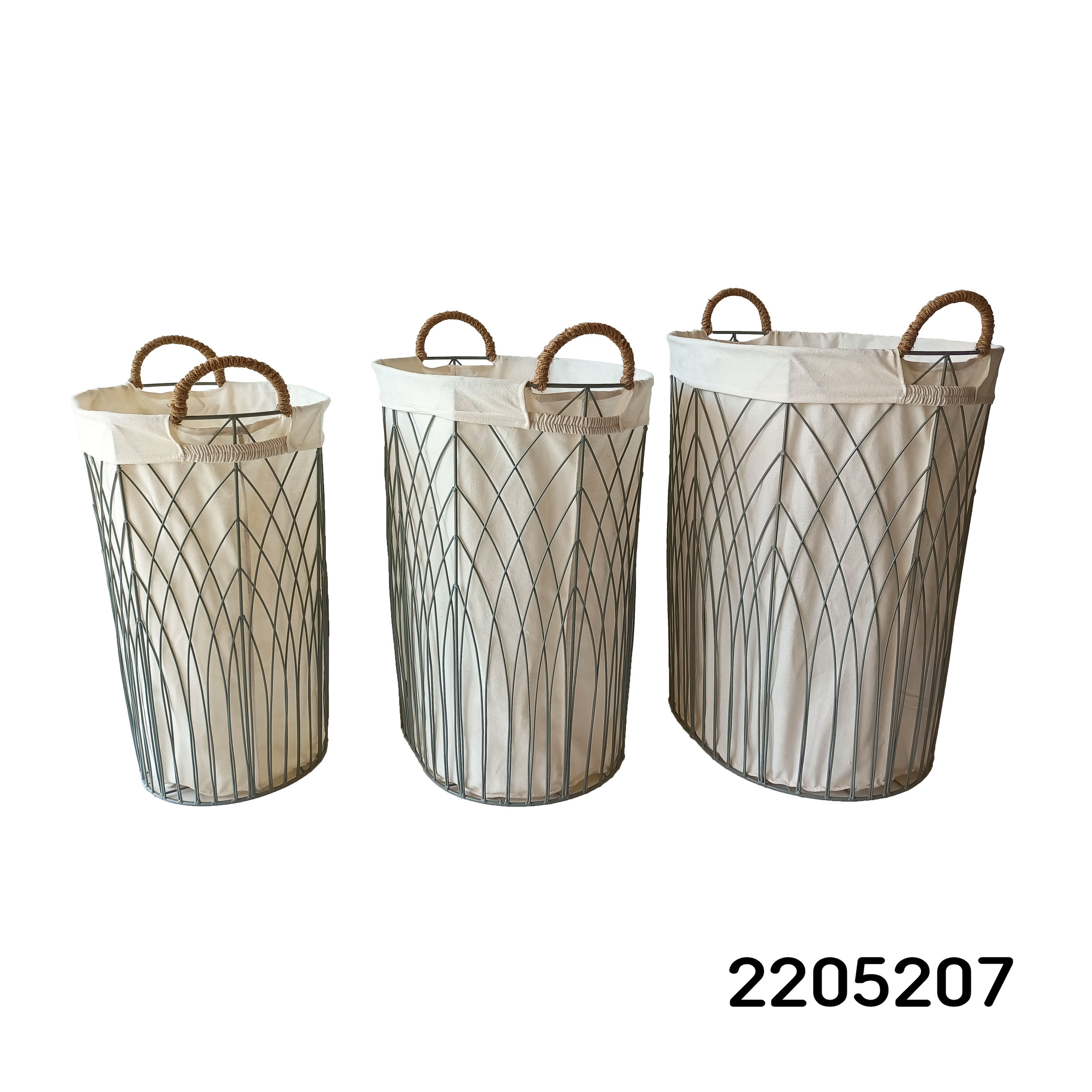 S3 Metal Basket with Fabric Liner