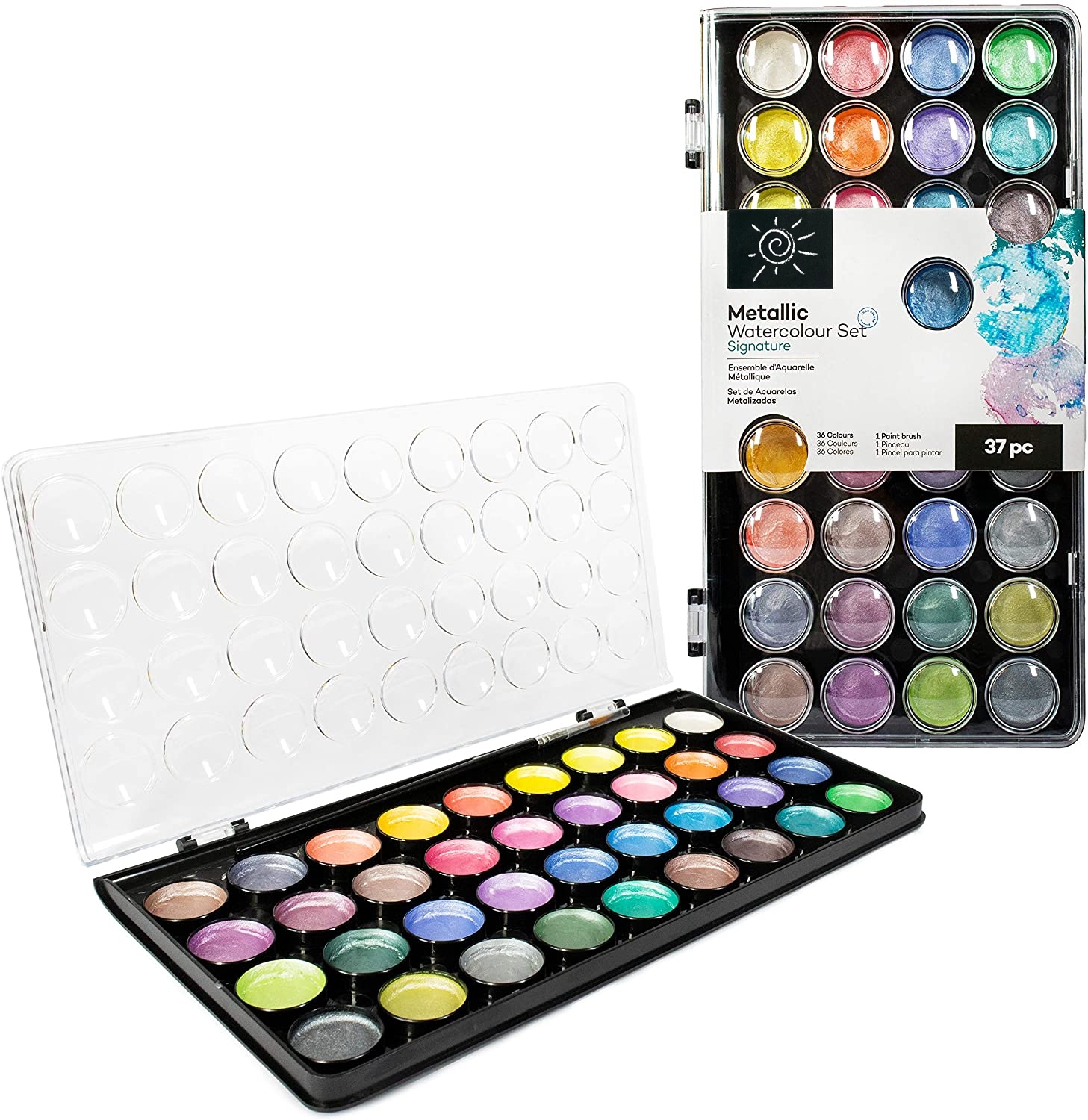 Metallic Semi Moist Water Color