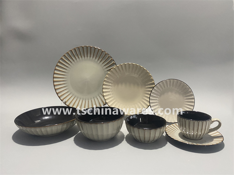Reactive Glaze Dinnerware Set