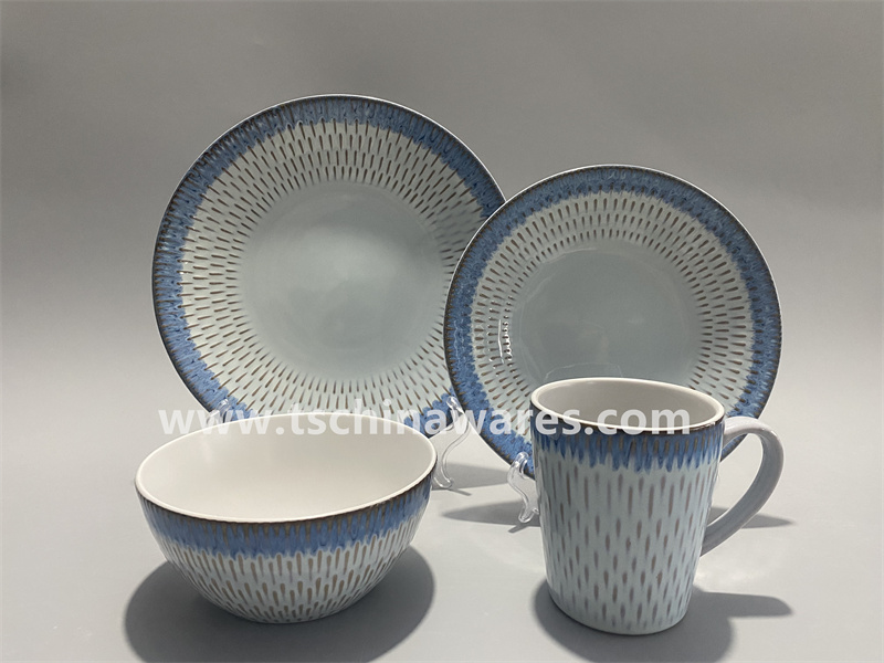 Reactive Glaze Dinnerware Set