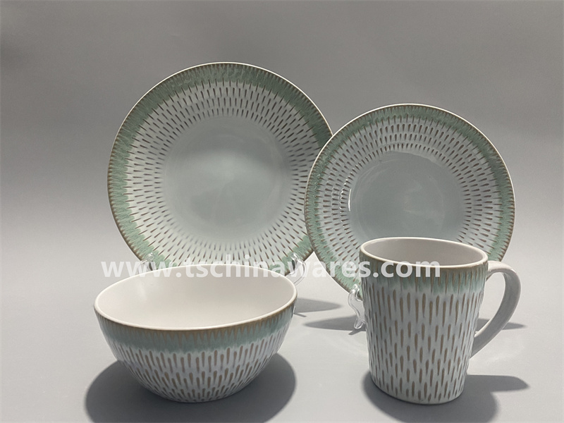 Reactive Glaze Dinnerware Set