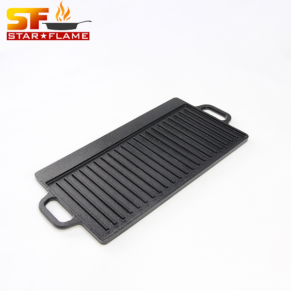 Basics Pre-Seasoned Cast Iron Reversible Grill/Griddle
