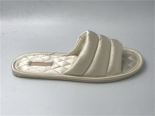 Fashion Classic Women's Slippers Satin Interior Slippers Color Band Binding