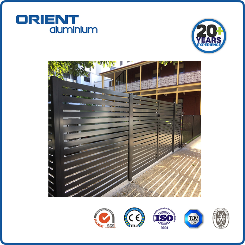 Home Garden Custom Decorative Aluminum Yard Garden Fence Aluminum Fencing