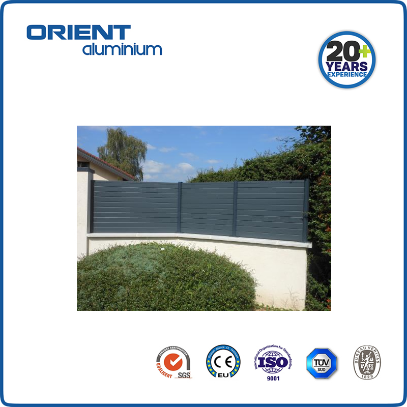 ORIENT ALUMINIUM New Designed Aluminum Privacy Screen Garden Fence