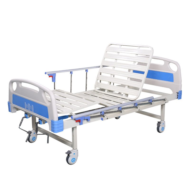 Manual two function medical hospital bed