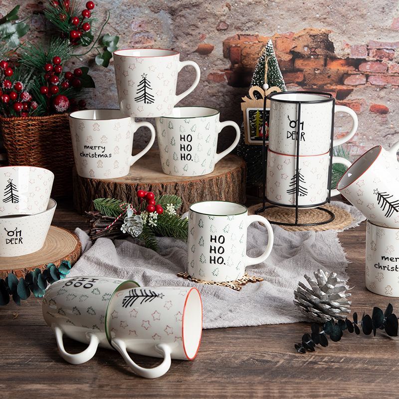 New bone china mug/bowl with Christmas design printing