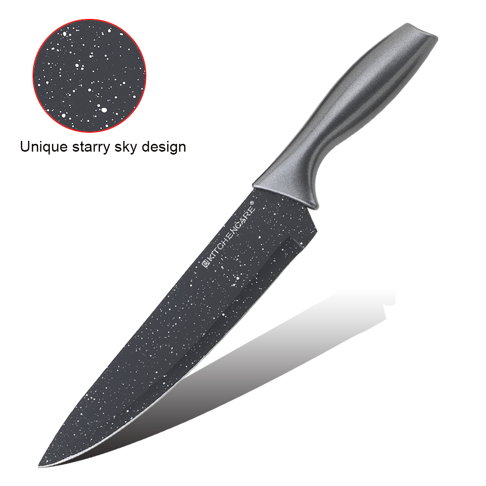 Hip-home black chef knife stainless steel kitchen knife