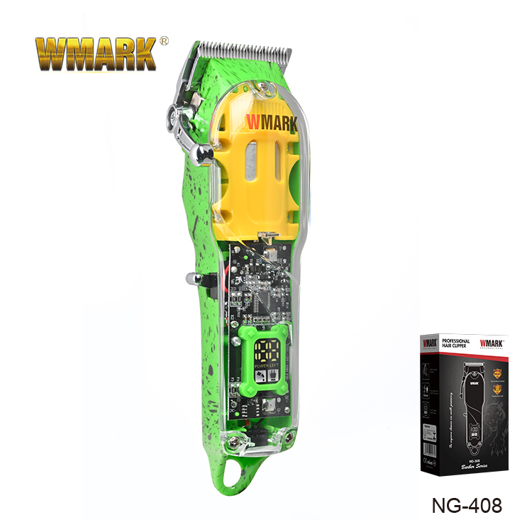 Wmark Rechargeable Full-Transparent Hair Clipper