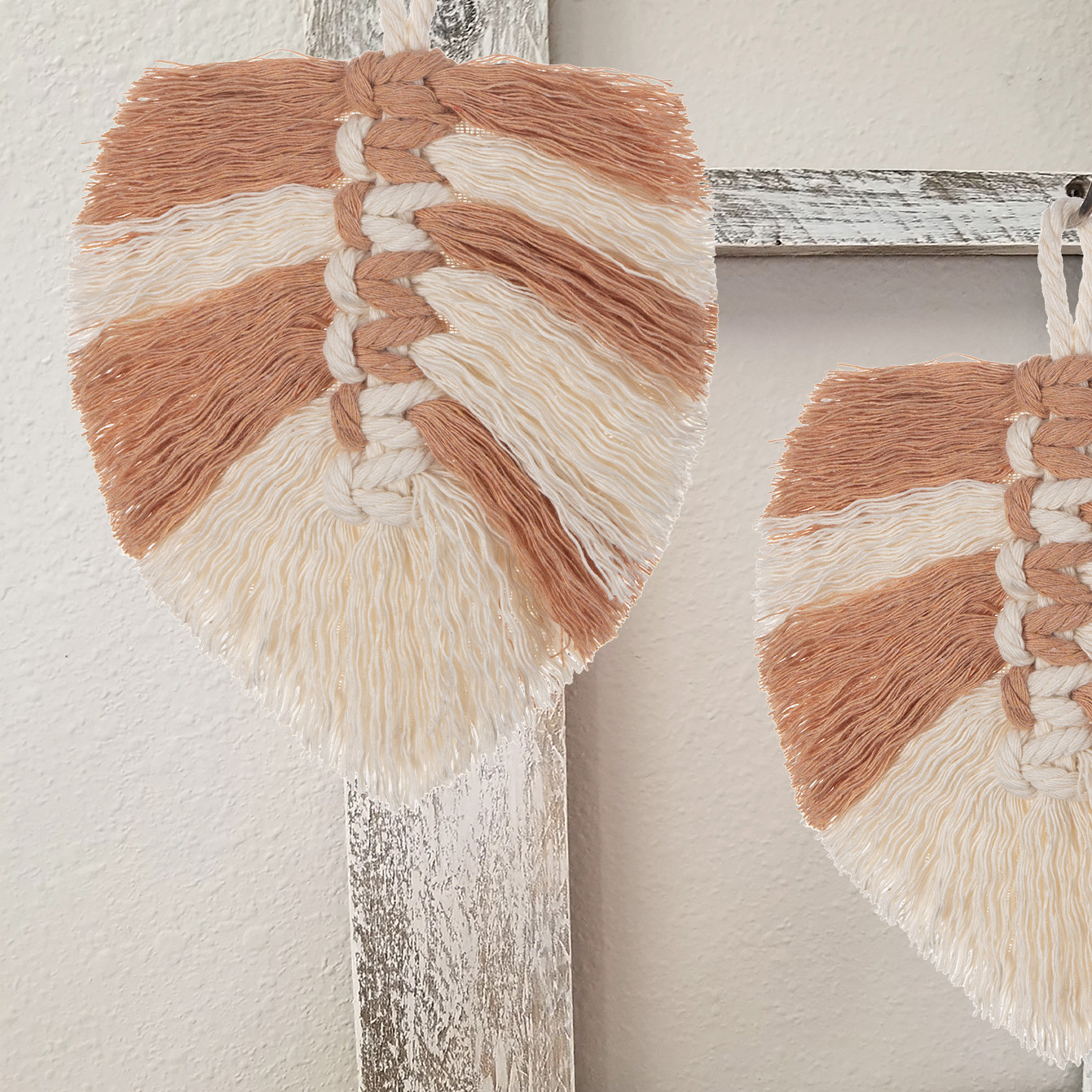 01 Macrame Wall Hanging Decorations Garland Banner Decorative Mobile Hanger Boho Wall Decor Small Wall Art Above The Bed Mini Birthday Baby Shower
