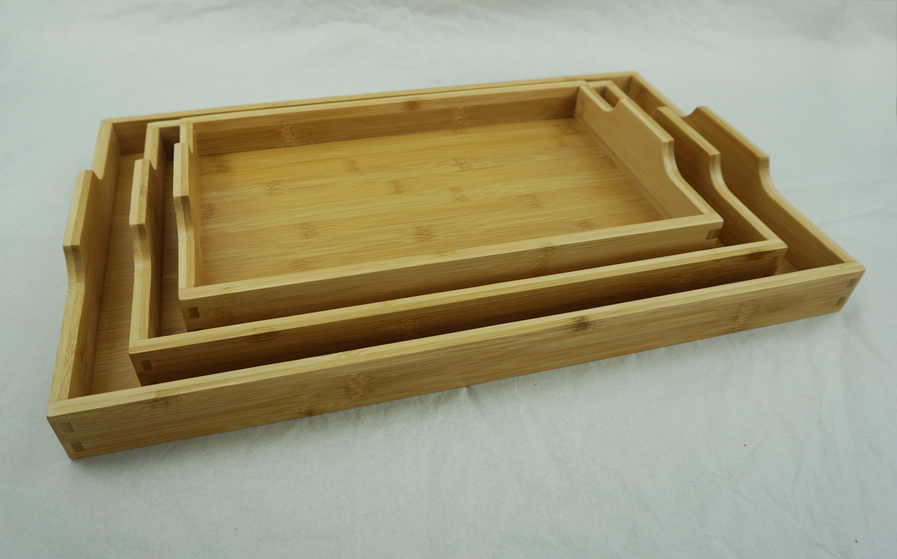 S/3 Bamboo Tray
