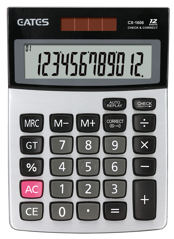 12 digits check & correct calculator