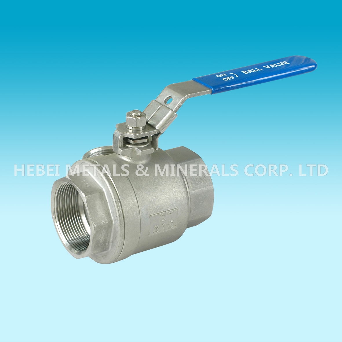 2pcs ss ball valve
